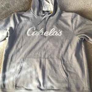 > Grey Cabelas sweatshirt